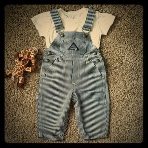 Denim overalls